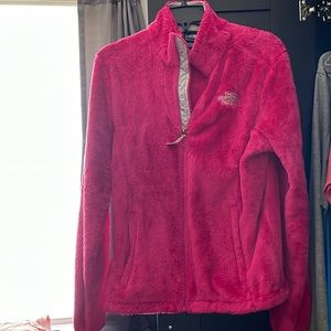 North face fuzzy jacket
